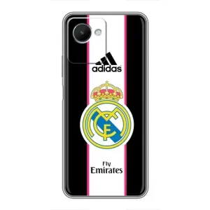 Чехол для Realme C30s с принтом Реал Мадрид (Лого Real Madrid)