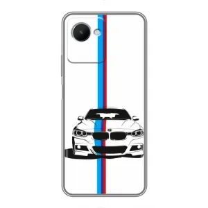 Чохол для RealMe C30s - з принтом БМВ (AlphaPrint) (Машина БМВ)