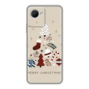 Різдвяні Чохли для Realme C30s (VPrint) (Merry Christmas)