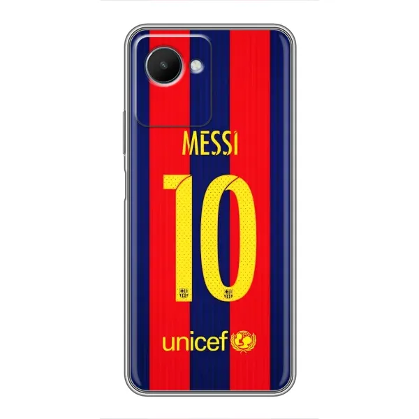 Чехол с принтом «Messi Barca 10» для Realme C30s Чехол с принтом «Messi Barca 10» для Realme C30s