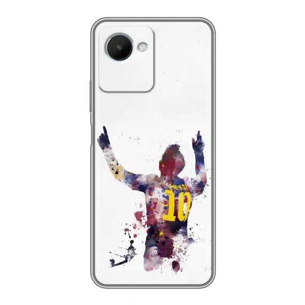 Чехол с принтом «Messi Barca» для Realme C30s Чехол с принтом «Messi Barca» для Realme C30s