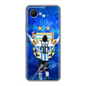Чохли для Realme C30s (Leo чемпіон) (AlphaPrint) (Мессі збірна)