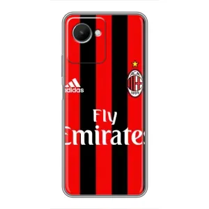 Чехлы для Realme C30s (VPrint) - Футбольные клубы (Milan)