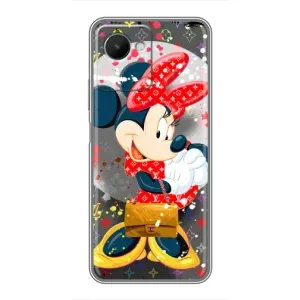 Чохол Disney Mouse Realme C30s (PREMIUMPrint) (Minni з бантіком)