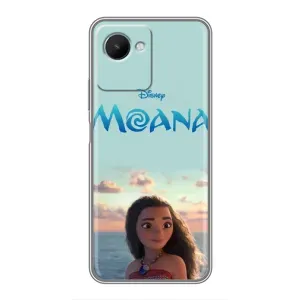Чехол с мультфильмом Моана Realme C30s (Портрет Моана)