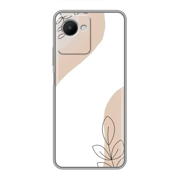 Чехол с принтом «Нюдовая веточка абстракция» для Realme C30s