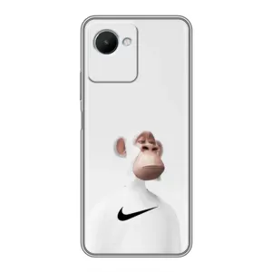 Чохли з Мавпами NFT для Realme C30s (AlphaPrint) (мавпа NFT Nike)