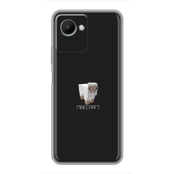 Чехол с принтом «Овечка Майнкрафт» для Realme C30s