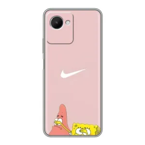 Чехол с принтом «Патрик и Губка» для Realme C30s