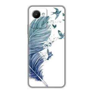 Чохол з картинкою (Стильні) RealMe C30s - (AlphaPrint) (Перо)