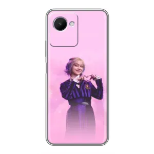 Чехол с дизайном Венздей 2 на Realme C30s (Яркая Энид Уэнздей)
