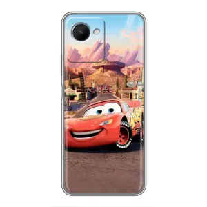 Силиконовый чехол Маквин для Realme C30s (Радиаторный Спрингс Маквин)