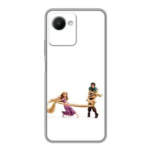 Чохол з принтом «Рапунцель та Флін» для Realme C30s