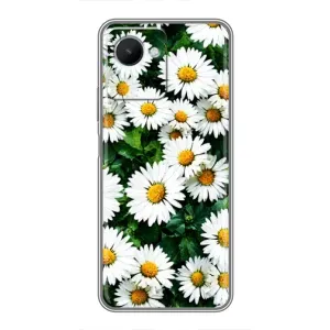 Чохол з картинкою (Стильні) RealMe C30s - (AlphaPrint) (Ромашки)