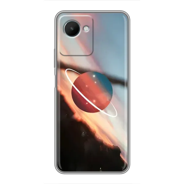 Чехол с принтом «Сатурн» для Realme C30s