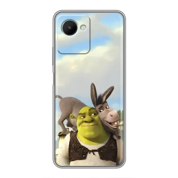 Чохол з принтом «Шрек та Осел» для Realme C30s Чохол з принтом «Шрек та Осел» для Realme C30s