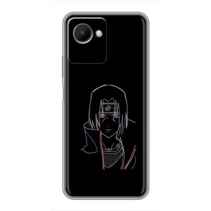 Чохли на тему: Ітачи Учіха для Realme C30s (AlphaPrint) (силует Ітачі)