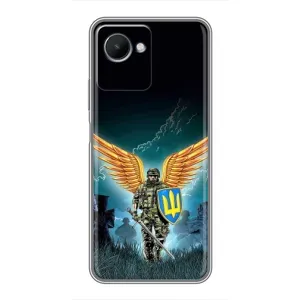 Чехлы с картинкой ЗСУ для Realme C30s (AlphaPrint) (Солдат ЗСУ)