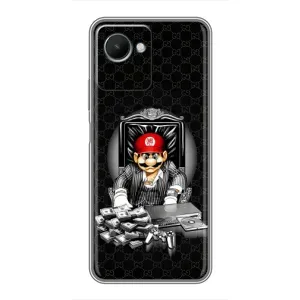 Чохли з крутими принтами для Realme C30s - (PREMIUMPrint) (Супер Маріо)