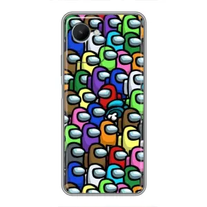 Чохли Амонг Ас для Realme C30s (AlphaPrint) (Убитий)