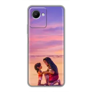 Чехол с мультфильмом Моана Realme C30s (Маленькая Ваяна)