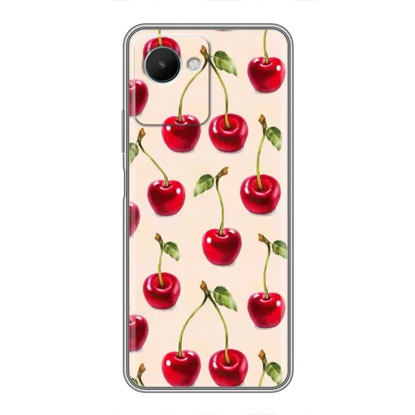 Чехол с принтом «Вишня» для Realme C30s