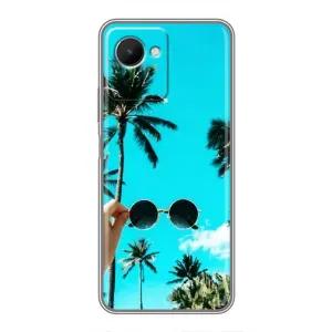 Силіконовий чохол з КАРТИНКАМИ літо для Realme C30s (AlphaPrint) (Погляд літо)