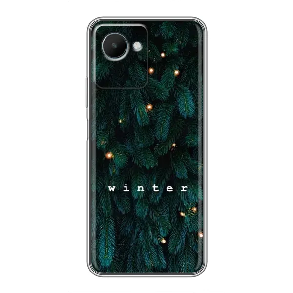 Чехол с принтом «Winter» для Realme C30s
