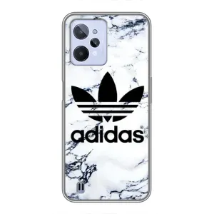 Чехлы Адидас для Realme C31 (AlphaPrint) (Адидас на мраморе)