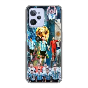 Чехлы Месси для Realme C31 (AlphaPrint) (Аргентина Месси)