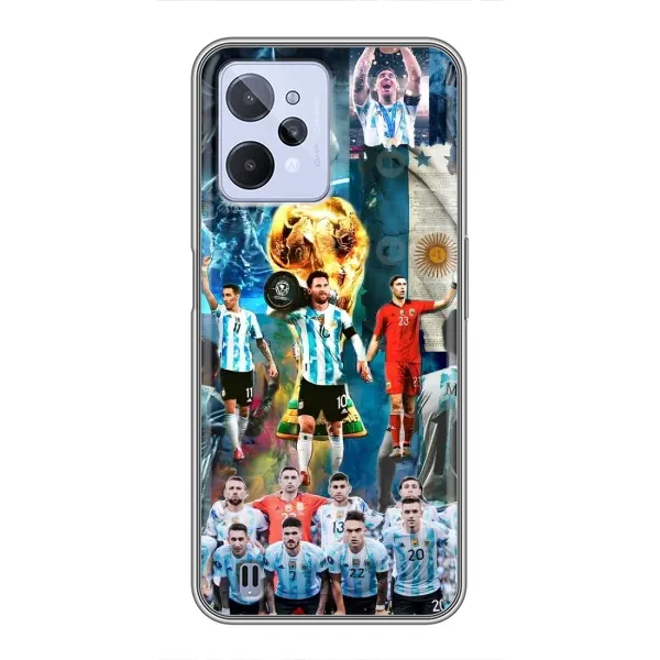 Чехол с принтом «Аргентина Месси» для Realme C31 Чехол с принтом «Аргентина Месси» для Realme C31