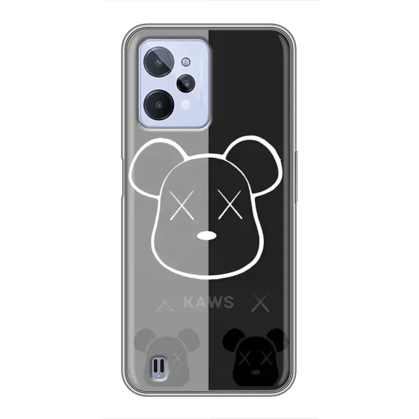 Чехол с принтом «БеарБрик глаза» для Realme C31