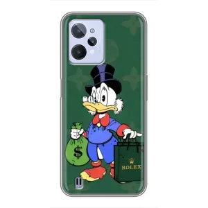 Чехли для Realme C31 - Скрудж МакДак Louis Vuitton (PREMIUMPrint) (Богата Утка)