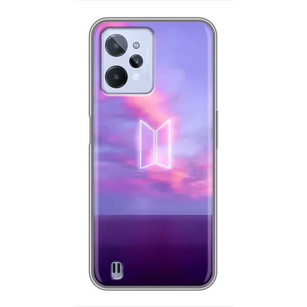 Чехол с принтом «BTS логотип» для Realme C31