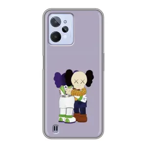 Чехлы для Realme C31 - Bearbrick Louis Vuitton (PREMIUMPrint) (Дружба Беарбрик)