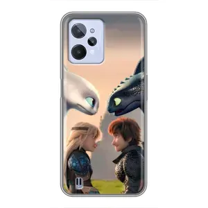 Чохол як приборкати дракона на Realme C31 (Гикавка і Астрід)