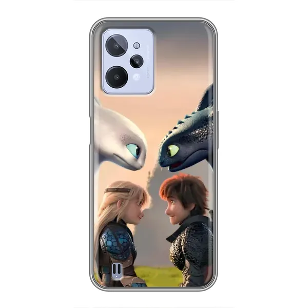 Чохол з принтом «Гикавка і Астрід» для Realme C31 Чохол з принтом «Гикавка і Астрід» для Realme C31