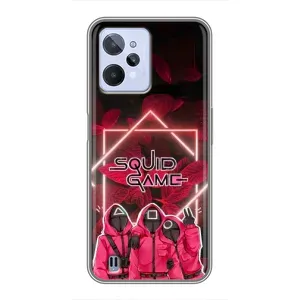 Чохол Гра в кальмара для Realme C31 (Охоронці Гра кальмара)