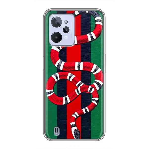 Чехол с принтом «Gucci змия» для Realme C31