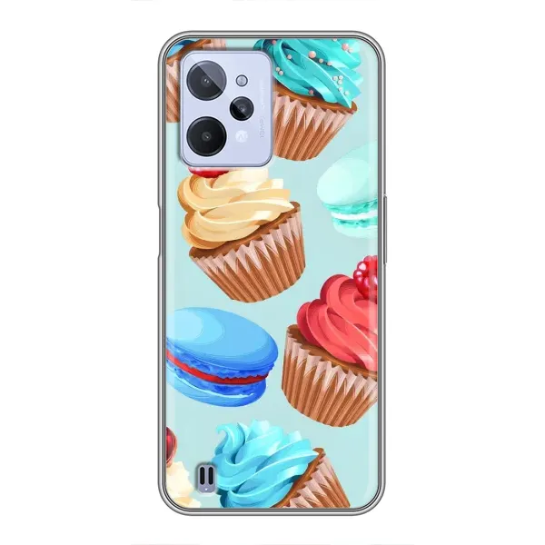 Чехол с принтом «Кексики» для Realme C31