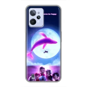 Чехлы BTS для Realme C31 (AlphaPrint) (КИТ BTS)