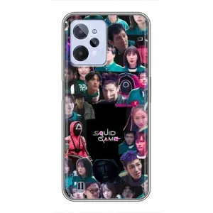 Чохол Гра в кальмара для Realme C31 (Колаж Гра кальмара)