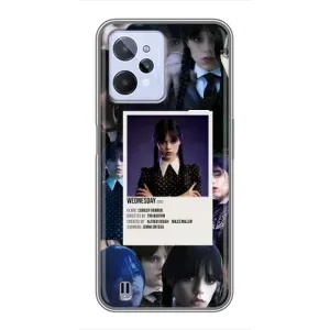 Чохли Венсдей на Realme C31 Уенсдей (AlphaPrint) (колаж Венздей)