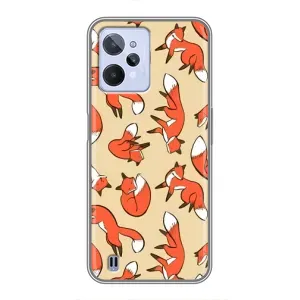 Чехлы с картинкой Лисички для Realme C31 (VPrint) (Лисички)