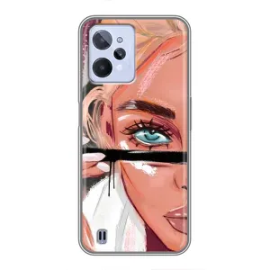 Чехол с печатью для Realme C31 - (Мода) (AlphaPrint)
