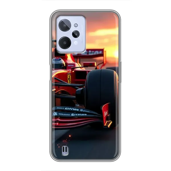 Чехол с принтом «Макларен на закате» для Realme C31