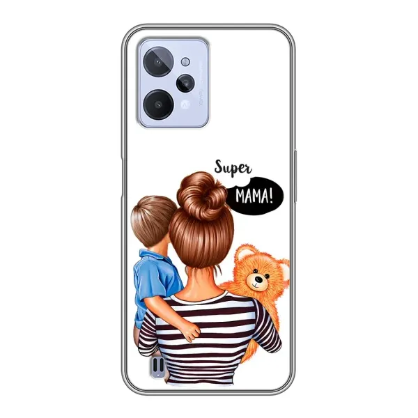 Чехол с принтом «Мама с сыном» для Realme C31