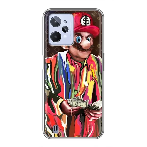 Чехол с принтом «Mario LV» для Realme C31