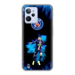 Чехлы Килиан Мбаппе для Realme C31 (Мбаппе в огне)