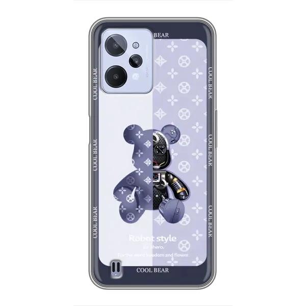 Чехол с принтом «Медвежонок LV» для Realme C31
